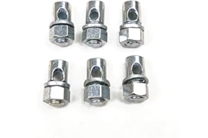 OldNewBikes Tornillos barrilete para Bicicleta con Frenos de Varilla (6 Unidades)
