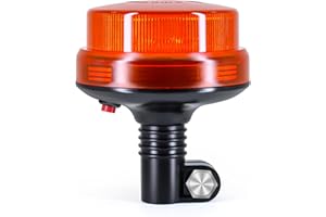 ‎ANTOM antom LED Warnleuchte,12V-24V Gelb Rundumleuchte - Schraubvorrichtung- flach für Gabelstapler-Traktor Golfwagen UTV Anhänger SUV…