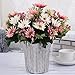 Produktbild JFWMZyq Künstliche Blumen Eingemauert Wohnzimmer Dekoration Blumenstrauß Plastik Rosa Chrysantheme