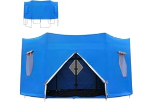 XIIXUUJ Auvent De Trampoline, Tente pour Trampoline, Tente Trampoline Pare Soleil Couverture De Tente De Camping, Protection Solaire, Couverture Supérieure Ronde pour Trampoline, Accessoires De Protection