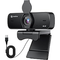 N newline 4k Webcam for PC Camera with Microphone with Sony Sensor ...