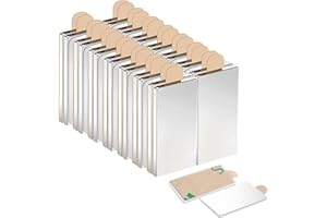 UTOMAG 30 Pezzi Magneti Autoadesivi al Neodimio 20x10x1mm - Forti Calamite Adesive, Utilizzabili in Coppia, per Frigorifero, Artigianato, Decorazioni, Schede Magnetiche, Scuola, Cucina e Ufficio