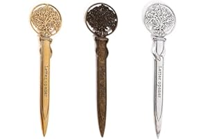 JHXHHTHONGTONG 3 Piezas Abrecartas De Metal Abrecartas Espada Abrecartas Retro Abrecartas Manual Abrecartas Abrecartas Oficina, Abrecartas Original para Escuela Oficina Hogar, Seguro y Duradero