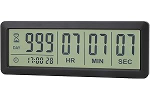 Digital Countdown Days Timer Clock - AIMILAR 999 Days Count Down Clock Timer for Vacation Retirement Wedding New Baby Graduation Lab Kitchen