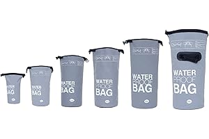 DonDon Dry Bag Borsa Impermeabile da 2l, 5l, 10l, 15l, 20l, 30l con Tracolla