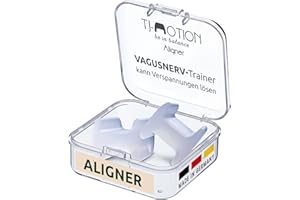 ‎TJ-MOTION BE IN BALANCE TJ Motion Aligner 2,5 cm – Kieferentspannung & Vagusnervstimulation gerät für Männer & Frauen – 2er Set aus medizinischem Silikon – gegen Kiefer-, Nacken- & Nervenschmerzen – BPA-frei