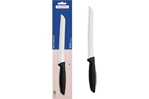 Tramontina Coltello Pane Acciaio inossidabile Plenus Nero 20 cm