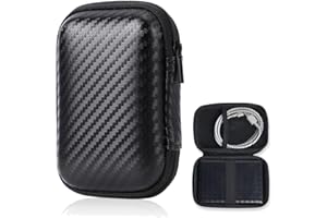 DreamAug Hard Drive Case, Portable, Cable Organizer, Shockproof Travel Case for Power Banks, Chargers Tech Accessories