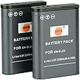 DSTE 2pcs EN-EL23 Replacement Li-ion Battery for Nikon Coolpix P600, Coolpix S810c Digital Camera