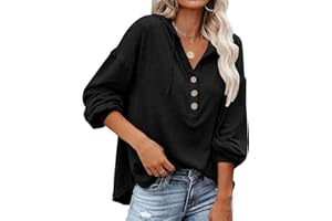 WINKEEY Felpa con Cappuccio da Donna Primavera Autunno Giacca a Maniche Lunghe