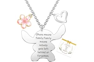 ALEXCASE Girls Jewellery Meaning Bracelet/Necklace Cute Girls Mother and Daughter Bracelet Gifts for Girls Stainless Steel Jewellery for Girls Girls Jewellery Gifts for Women Birthday Gifts for Sister Niece