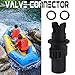 Produktbild Bulary Inflatable Boat Spiral Luftstecker Gummiboot Luftventil Stecker Schlauchboot Luftventil Adapter Surfbrett Ventil Aufblasbare Kopf Stecker