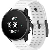 GIOPUEY Straps Compatible with SUUNTO Vertical/Race/Race S/5 Peak/9 Peak/9 Peak Pro, Soft Silicone Strap [Wear-Resistant] [Br
