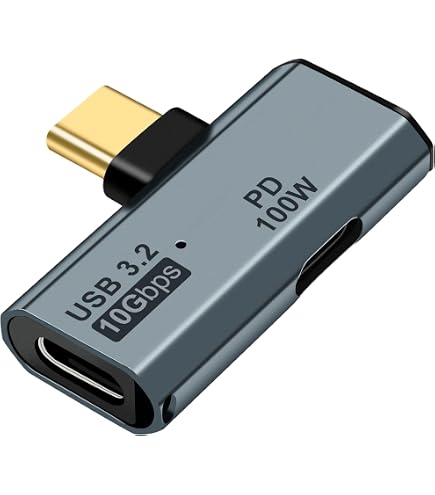 CTRICALVER Splitter USB-C 1 A 3 – Cavo Intrecciato In Nylon, Ricarica E Dati, Guscio In Alluminio, Con 4 Adattatori, Lunghezza 32 Cm