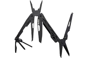 KSIX SMART YOUR TECH Nextool herramienta multifunción NE0123 con navaja plegable, abrelatas, abrebotellas, tijeras, destornillador y mucho más. Portátil. Accesorios de acampada