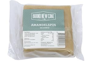 BRAND NEW CAKE BrandNewCake® Pasta de Almendra 500gr - Auténtica Pasta de Almendra para Deliciosas Creaciones de Repostería