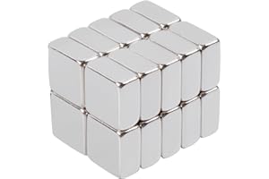 OCEUMAOA Calamite Potenti Mini Magneti Neodimio Piccole Rettangolari 8x8x4mm Calamite Frigorifero Lavagna Magnetica Scientifico Magnete Industriale 20 Pezzi