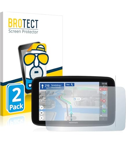 BROTECT 2 Stuks Antireflecterende Beschermfolie voor TomTom GO Camper/GO Essential (6'') Screen Protector, Mat, Ontspiegelend