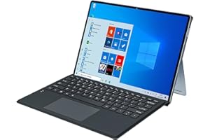 Ekonavi Ordenador Portatil 2 en 1, Core I7-8550U CPU 16GB RAM 512GB ROM PC Portatil,12.6 Pulgadas 2160 x 1440 IPS Pantalla táctil, Tabletas con Teclado WiFi Type-C Bluetooth Laptop