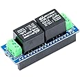 sb components Raspberry Pi Pico Board with Pico Dual Channel Relay HAT Raspberry Pi Pico Relay Board for Raspberry Pi Pico, Raspberry Pi Pico Kit