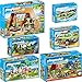 Produktbild PLAYMOBIL® Summer Fun 6er Set 6887 6888 6889 6890 6891 6892 Großes Feriencamp + Zeltlager + Geländewagen + Mountainbike-Tour + Nachtwanderung + Wildwasser-Rafting