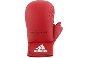 adidas Mitts with Thumb, WKF-Guanti da Karate con Pollice Unisex Adulto