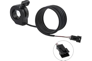 baluoqi Accélérateur de pouce 12 V-72 V - Prise étanche - Contrôle de la vitesse - Pour vélo électrique