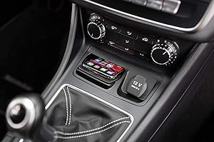 Kabellose Inbay Ladeschale/Ladestation fürs Auto kompatibel mit Mercedes A-Klasse CLA GLA 10W induktives Laden passend für Diverse Smartphones z.B. iPhone Samsung etc.