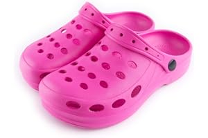 R-ISLAND Clogs Classic,Zuecos de Mujer,EVA,Impermeable,Zuecos para Trabajo,sanidad,Cocina,Piscina,Playa..etc