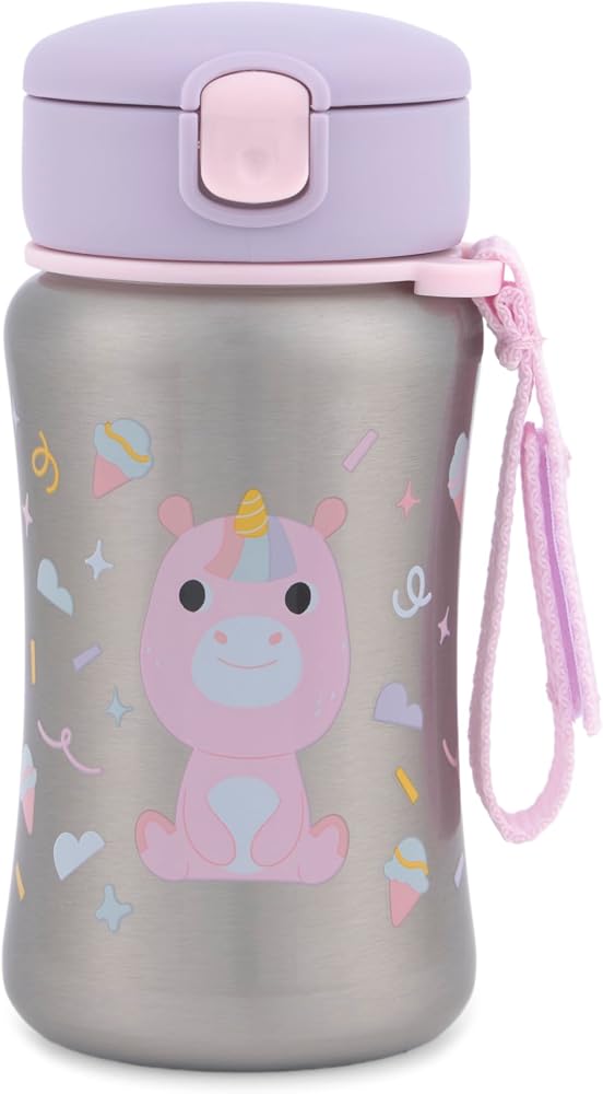 Besties Squad Pipetli Paslanmaz Çelik Suluk - Unicorn