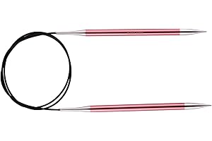 KNIT PRO KnitPro Zing: Agujas de Tejer: Circular: fijas: 100 cm x 6,50 mm, Aluminio, Multicolor, 6,5 mm