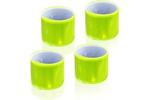 Awroutdoor réfléchissantes pour Enfants, Bandes de sécurité réfléchissantes pour Cartable, clés, Poussette, randonnée, Jogging et Cycliste