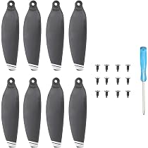Vhbw 4 Hélices De Rechange Pour Drone Aerocraft 6-Axis JXD 388 – Auto-bloquantes, Diamètre 55 Mm, Silencieuses Et Faciles à Installer (Noir/Blanc)