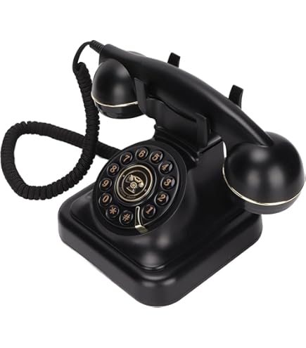 DanSoony - Téléphone rotatif rétro - Style années 60 - Téléphone