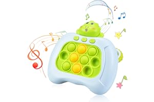 GEWDW Stress Relief Button Puzzle Game Machine,Smart Light Up Fingertip Pop Up Puzzle Game Toy,Game Controller Bubble Sensory Fidget Toy Autism Toys Gift for 3 4 5 6 7 8 9 10 Years Boys Girls (Dinosaur)
