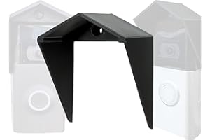 GESTECH RingDoorbell Rain Cover For 1st and 2nd Generation, Doorbell 2, 3, 3+ Plus, 4, Eufy 2K, Bellview & More Slim Design, Weather Shield