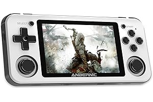 Anbernic Console di gioco portatile RG351P, apertura sistema Linux Tony integrato scheda TF 64G 2500 supporto per giochi classici PSP/PS1/N64/NDS, schermo IPS da 3,5 pollici Console di gioco retrò