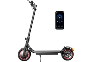 HeyScooter Electric Scooter, 34-45KM Range 500W Motor 8.5-9.3" Pneumatic Tires Fast Electric Scooter for Adults with APP Cont