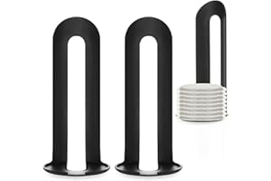 com-four® 3X Poussoir pour dosettes de café - Accessoires pour dosettes de café - Poussoir Pratique pour dosettes (Accessoires - 3 Jacks - Noir)