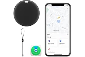 [Apple MFi Certified] LBPRT Airtag Tracker 1 Pack, Smart Key Finder Air Tag Work with Apple Find My (iOS Only, Android not Supported), Item Locator for Bag/Luggage Suitcase/Wallet. Replaceable Battery