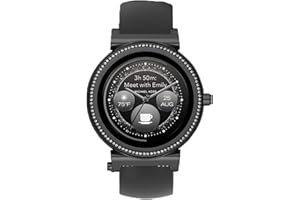 Compatible for Michael Kors Sofie Band, Lvbu Sport Silicone Replacement Strap for Michael Kors Access Sofie Smartwatch (Black)