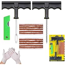 Lotbun 25 Pièces Bandes de Réparation de Pneu, Kit Reparation Pneu Voiture, Kit Meche Pneu, Kit Lotbun 25 Pièces Bandes de Réparation de Pneu, Kit Reparation Pneu Voiture, Kit Meche Pneu, Kit