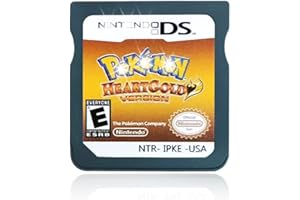IVXCR Soul Silver,Heart Gold ,Platinum, Diamond,Pearl Version Game Cartridges Game Card for Compatible NDS/NDSL/NDSI/NDSLL/NDSXL/3DS/2DS