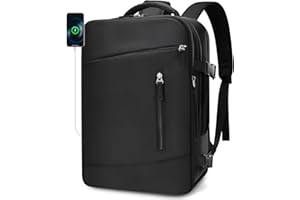 BAGZY 30x40x15cm Bagaż Podręczny dla British Airways jet2 Air France 20L Plecak Podróżny Samolot 14 Cali Laptop Plecak z Portem Ładowania USB Wodoodporny Przenośny Bagaż do Pracy Dla Kobiet Mężczyzn