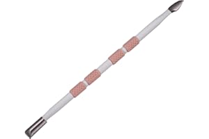 Malva Belle Best Cuticle Pusher for Women - Professional Cuticle Pusher Tool - Stainless Steel Nail Cleaner Tool For Manicure & Pedicure - Use with Metal Cutter or Trimmer - Pink & White