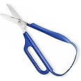 PETA Long Loop Easi-Grip Self Opening Scissors - Ergonomic Grip to Increase Stability - Ideal for Anyone with Poor Hand Control, Weak Grip and Joint Problems - 45mm Right Handed Blade