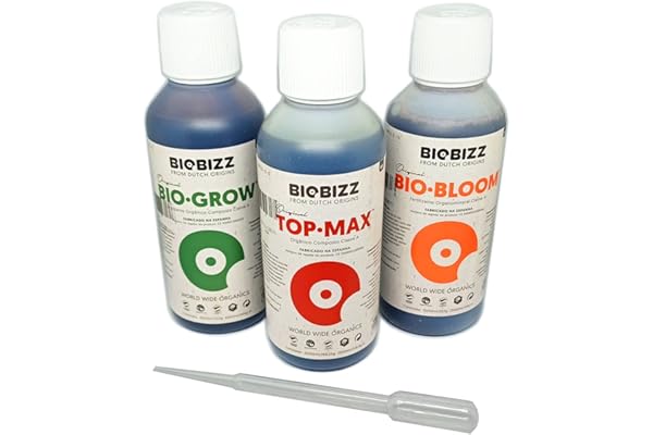 Biobizz Try · Pack - Pack intérieur d'engrais organiques 3x250ml