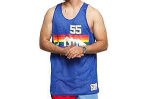 Mitchell & Ness NBA Reversible Mesh Tank Denver Nuggets Dikembe Mutombo #55