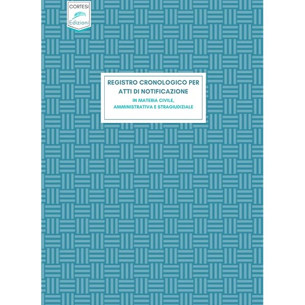 Registro Cronologico EDIPRO E2154 - Per Atti Di Notificazione Civile E Amministrativa - Foto 12