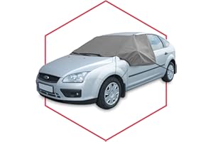 SAFERIDE Frontscheibenabdeckung Sonnenschutz Frostschutz kompatibel mit Ford Mondeo ab 14 Winter Schutz Frost Schnee Auto Frontscheibe Windschutzscheiben Abdeckung Sonnenblend